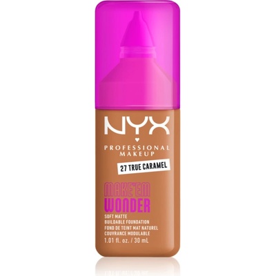 NYX Professional Makeup Make ‘Em Wonder лек матиращ фон дьо тен цвят 27 True Caramel 30ml