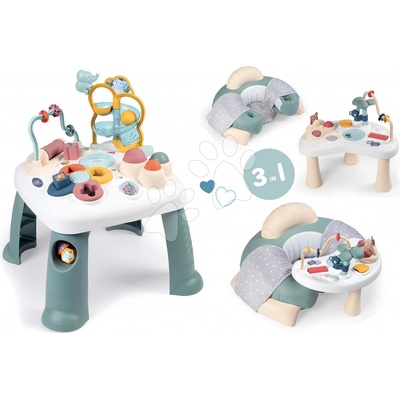 Smoby Activity Table Little a sedátko se stolem s textilním potahem