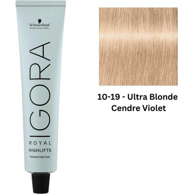 Schwarzkopf Igora Royal Highlifts TrueLift 10-19 Ultra Blonde Cedré Violet 60 ml