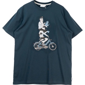 LAKOR Мъжка тениска LAKOR Hitching a Ride T-Shirt - Blueberry (216-7673-0111)