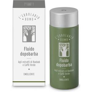 L'Erbolario UOMO Fluido Dopobarba Emolliente - Успокояващ флуид за след бръснене с екстракти от баобаб и зелено кафе 120мл