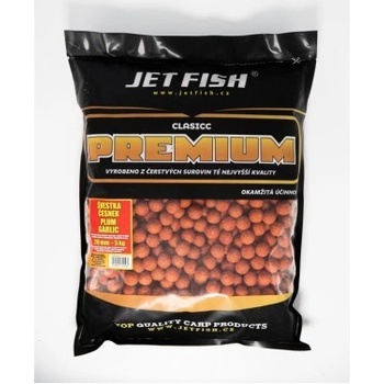 Jet Fish Boilies Premium Clasicc 5kg 20mm slivka cesnak