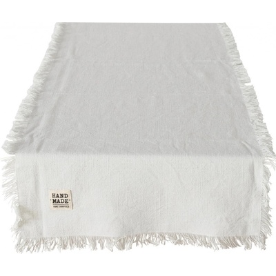 Boltze Home Dekorativní běhoun z bavlny 140cm LENEA bílý