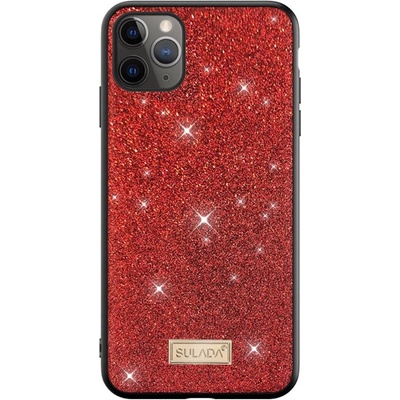 Sulada Dazzling Glitter iPhone XR červené