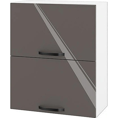 ИРИМ Горен кухненски шкаф Сити БФ-Антрацит гланц-05-11 60 см