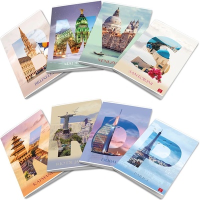 Тетрадка Pigna Dream Cities A4 42 л (A4 42)