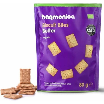Harmonica Био бисквитки с лимец Harmonica, 80 g (9722)