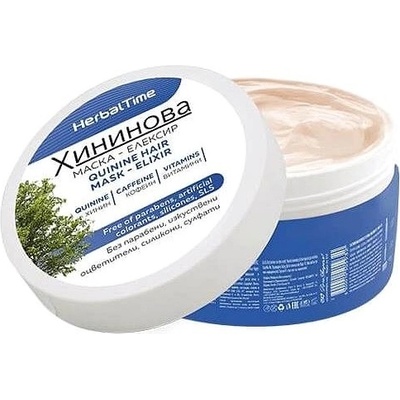 HerbalTime Chinínová maska na vlasy 200 ml