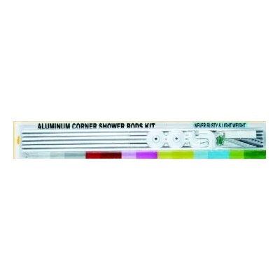 Inter ceramic РЕЛСА ЗА ДУШ ЗАВЕСА 80-80-80см ХРОМ (18ar)