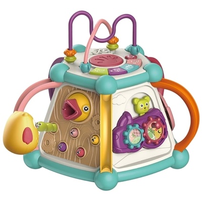 Chipolino Образователна играчка 7 в 1 Chipolino - Магически куб сортер (DIG024648A53)