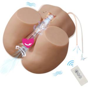 HISMITH SQ-MAS50108V Lorna Sucking Vibrating Ass Realistic Silicone Sex Doll Masturbator with Remote Control