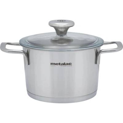 Metalac Santino Nerezový hrnec se skl. poklicí 16 cm 1,9 l