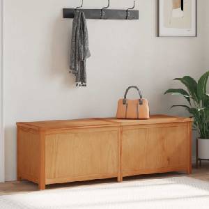 vidaXL Кутия за съхранение 150 x 45 x 45 см Масивен дъб (42000876)