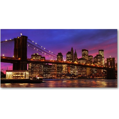 Foto obraz sklo tvrzené Manhattan západ 100x50 cm