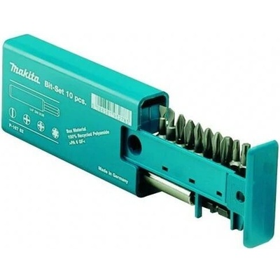 MAKITA sada bitů, nástavec, PH, PZ, plochý, Torx, 10 ks