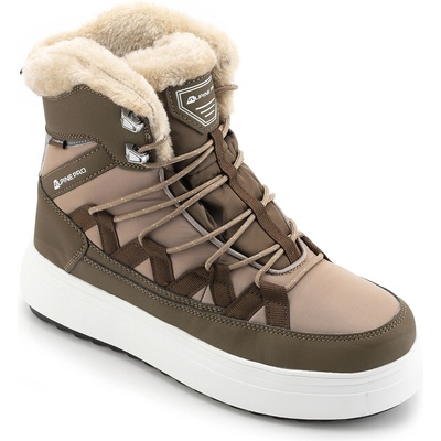 ALPINE PRO Дамски зимни обувки с PTX мембрана ALPINE PRO IKEDA chocolate chip ALPINE PRO | Zelen | ЖЕНИ | 38