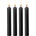Ouch! Teasing Wax Candles Parafin 4-pack Black