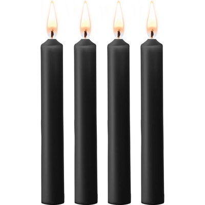 Ouch! Teasing Wax Candles Parafin 4-pack Black