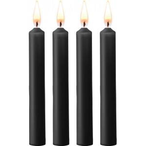Ouch! Teasing Wax Candles Parafin 4-pack Black