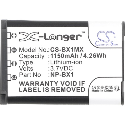 Cameron sino Батерия за фотоапарат SONY NP-BX1 LiIon 3.7V 1150mAh Cameron Sino (CS-BX1MX)