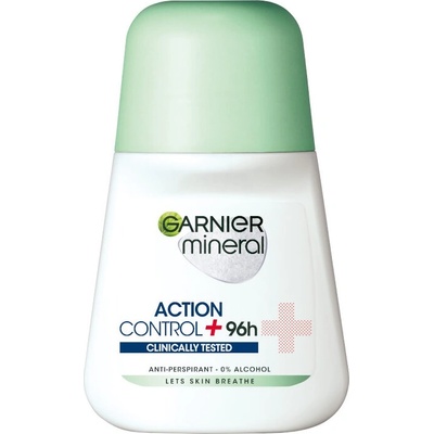 Garnier Mineral Рол-он против изпотяване Action Control+ 96H, 50 ml