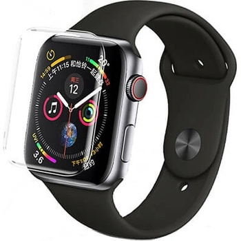 Стъклено защитно покритие с течно лепило и UV лампа за целия дисплей на Apple Watch 40мм - Nano Liquid UV Full Glue Tempered Glass (прозрачен)