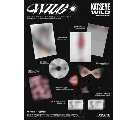 KATSEYE - WILD CD