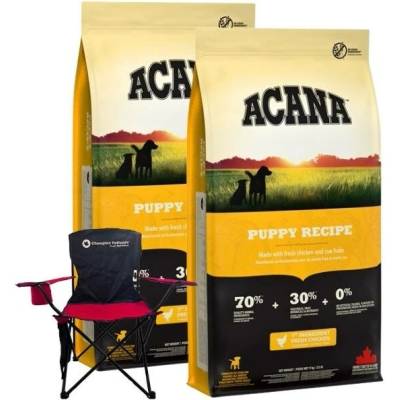 Acana Heritage Puppy & Junior Chicken Salmon Liver 2 x 17 kg