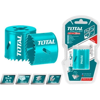 TOTAL Цилиндрична ножовка TOTAL, Bi-Metall, Ø 68 mm (TL TAC410681)