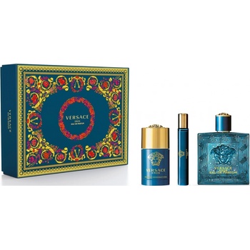 Versace Eros EDP 100 ml + deostick 75 ml + EDP 10 ml darčeková sada