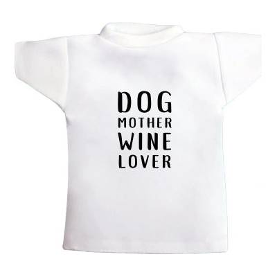 Tričko na láhev Dog mother wine lover