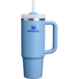 STANLEY Син термос със сламка от неръждаема стомана 890 ml Quencher H2. O FlowState Tumbler Blue Sky - Stanley (100000148871)