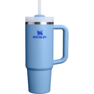 STANLEY Син термос със сламка от неръждаема стомана 890 ml Quencher H2. O FlowState Tumbler Blue Sky - Stanley (100000148871)