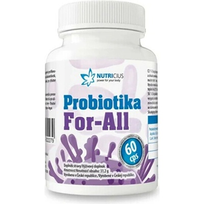 Nutricius Probiotika For-All 60 kapsúl