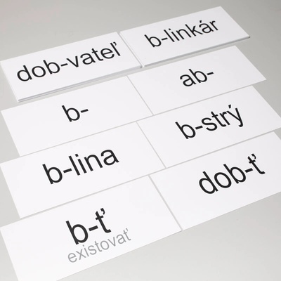 LegalSoft Pracovné karty Vybrané slová po B 77 kariet