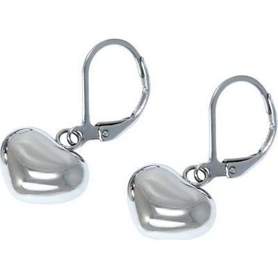Prosperk náušnice srdíčka ocelová S0893