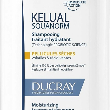 Ducray Squanorm Pellicules Séches šampón proti suchým lupinám 200 ml