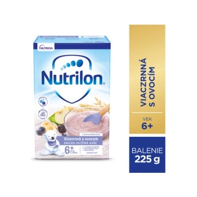 Nutrilon obilno-mliečna viaczrnná s ovocím 225 g