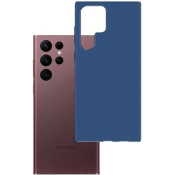 3mk Protection Калъф за Samsung Galaxy S23 Ultra, термополиуретанов, 3MK Matt Case, удароустойчив, тъмносин