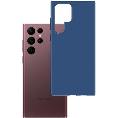3mk Protection Калъф за Samsung Galaxy S23 Ultra, термополиуретанов, 3MK Matt Case, удароустойчив, тъмносин