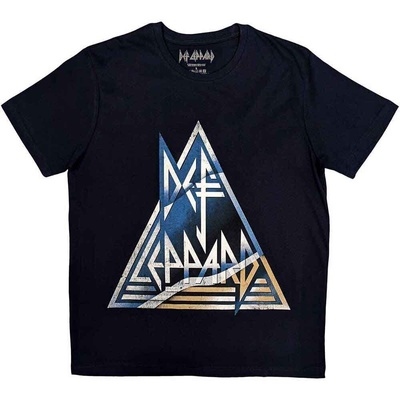 Def Leppard Triangle Logo Navy Blue XL Риза (DEFLTS05MN04)