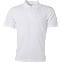 James & Nicholson JN 720 pánska funkčná Polo košela white