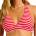 Seafolly Дамско бикини горнище Seafolly Women's Multi Fit Longline Tri Bikini top - Chilli Red / White - размер 44 (EU) (150-5732-0217)