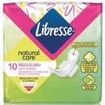 Libresse Превръзки с крилца Libresse - Natural Care, Normal, 10 броя