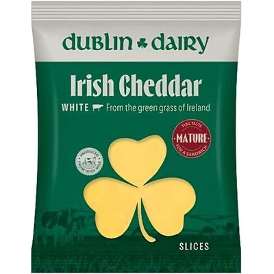 Dublin Dairy Irish Cheddar White Mature plátky 150 g