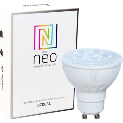 Immax NEO Smart žárovka LED GU10 4,8W teplá bílá, stmívatelná
