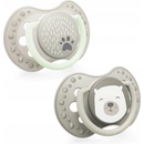 LOVI silikon dynamický Buddy Bear 2ks hnědá
