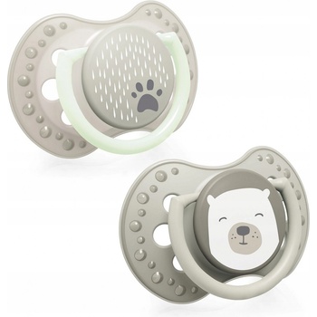 LOVI silikon dynamický Buddy Bear 2ks hnědá