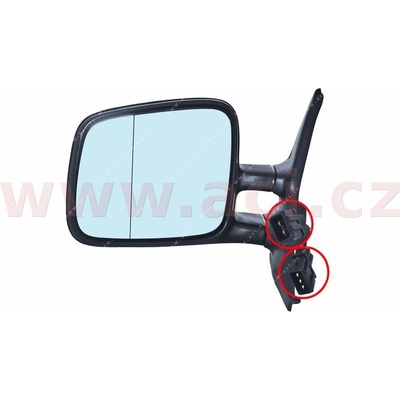 Vonkajšie zrkadlo VAN WEZEL 5874817