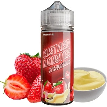 Image 1 of Jam Monster Custard Strawberry 100ml
